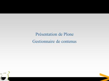 Présentation de Plone Gestionnaire de contenus. 2 Présentation de Plone à Toulibre Présentations Eric Bréhaut Développeur / Chef de projet Emmanuelle.