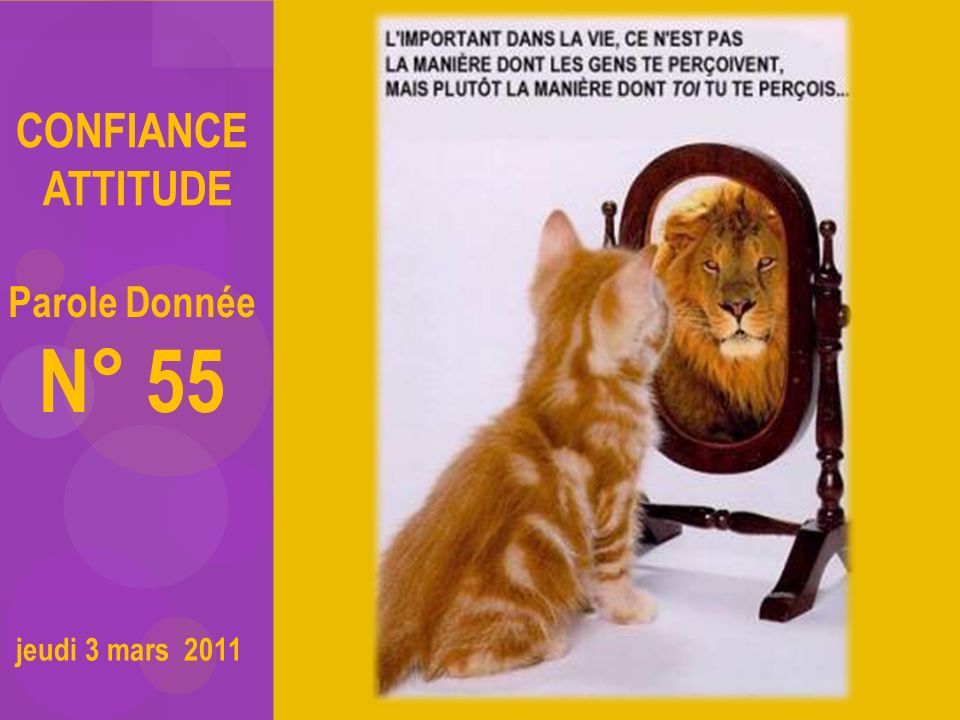 Confiance Attitude Parole Donnee N 55 Jeudi 3 Mars Ppt Video Online Telecharger