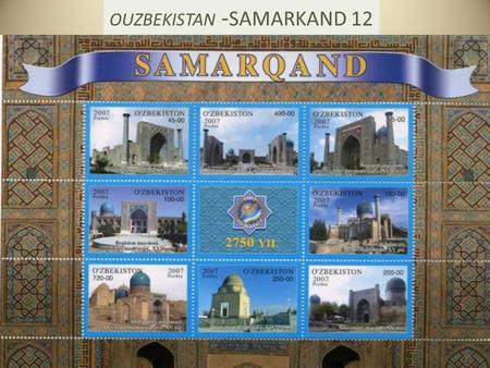 OUZBEKISTAN - SAMARKAND 12. Avant le refermer la page sur l’Ouzbekistan, avec les très beaux monuments, un peuple très accueillant…, nous trouvons partout.