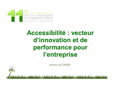Accessibilité : vecteur d’innovation et de performance pour l’entreprise Armony ALTINIER.