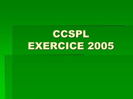 CCSPL EXERCICE LE CONSTAT DE 2004 à 2005 Le prix du m3 d’eau potable est passé  de à €/m3 HT  soit % Sans service rendu.