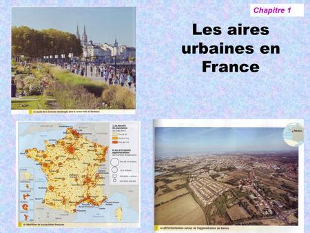 Les aires urbaines en France