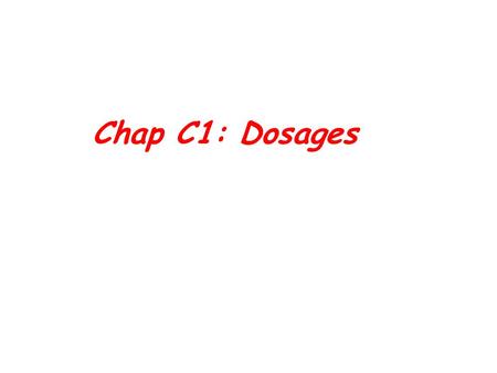 Chap C1: Dosages. Doser une esp è ce chimique en solution, c ’ est d é terminer sa quantit é (en mole) dans un é chantillon donn é. Quand le dosage fait.