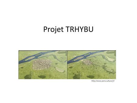 Projet TRHYBU  Ordre du jour Retour officieux sur l’évaluation du projet Discussion sur les actions à mener Répartition des.