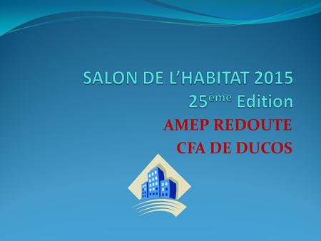 AMEP REDOUTE CFA DE DUCOS. Stand de l’AMEP au Salon de l’Habitat 2015.