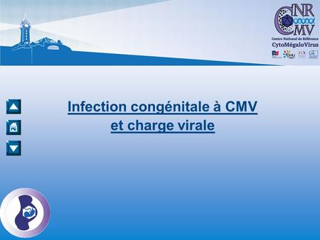 Infection congénitale à CMV et charge virale. Infection congénitale à CMV 2/13 Sommaire Physiopathologie Circonstance du diagnostic Index d'avidité des.