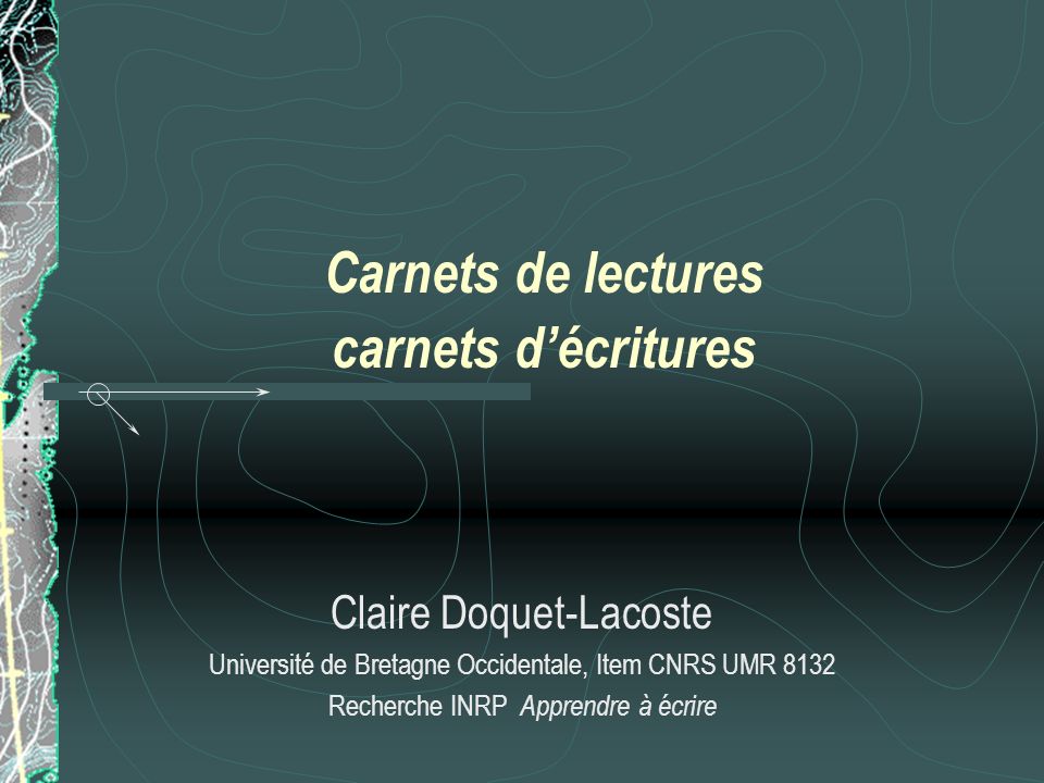 PPT - Mon carnet de lecture PowerPoint Presentation, free download -  ID:2293645