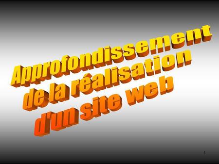 1. 2 PLAN DE LA PRÉSENTATION - SECTION 1 : Code HTML - SECTION 2.1. : CSS (Méthode 1) - SECTION 2.2. : CSS (Méthode 2) - SECTION 3 : JavaScript - SECTION.