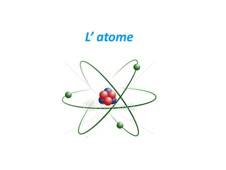 L’ atome.