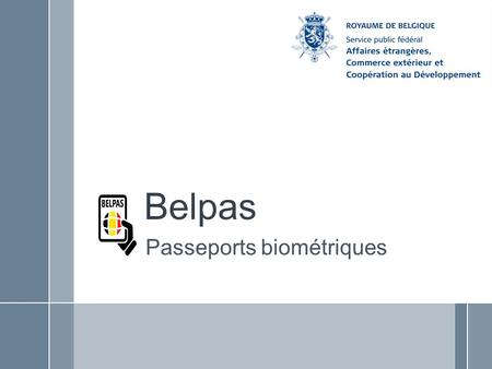 Passeports biométriques