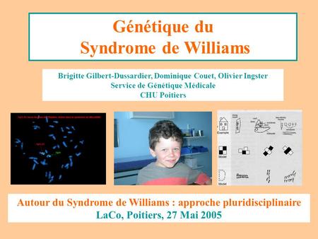 Génétique du Syndrome de Williams