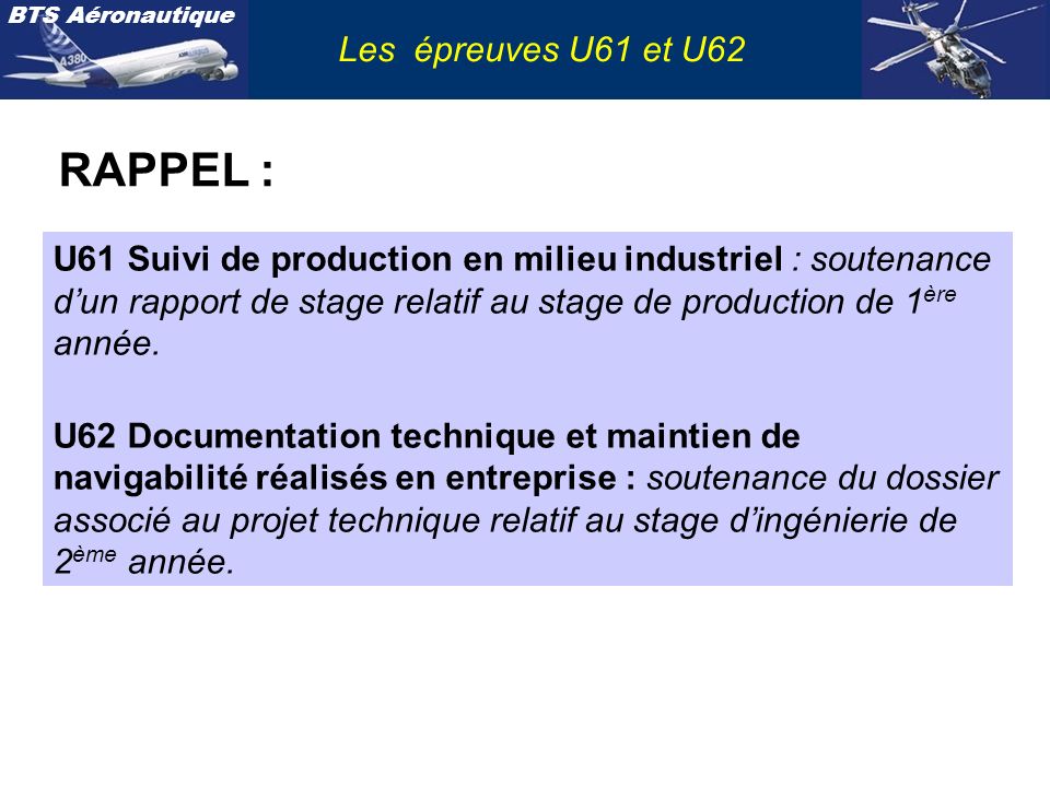 Rappel : Les Épreuves U61 Et U62 - Ppt Video Online Télécharger