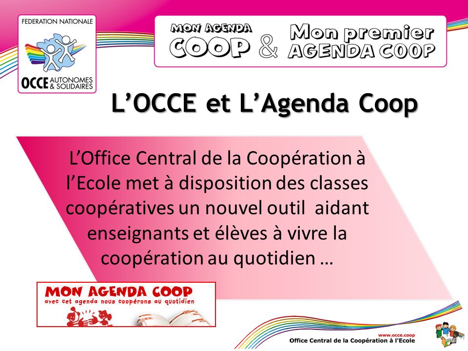 L Occe Et L Agenda Coop Ppt Video Online Telecharger