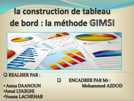PLAN Introduction 1. Le concept GIMSI I. La démarche de construction du tableau de bord II. Exemples concrètes conclusion.