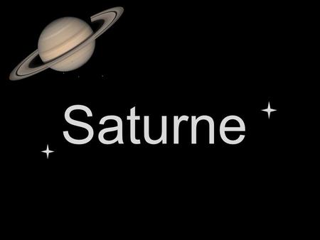 Saturne.