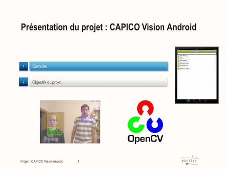 Présentation du projet : CAPICO Vision Android