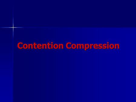 Contention Compression