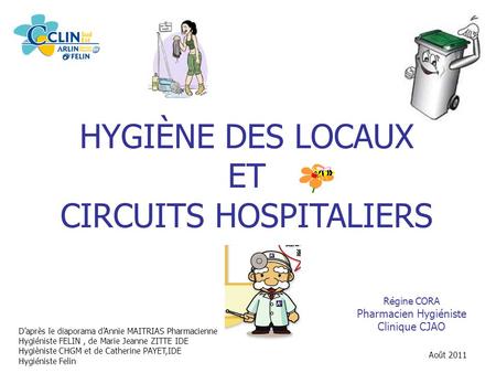 HYGIÈNE DES LOCAUX ET CIRCUITS HOSPITALIERS