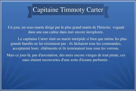 Capitaine Timmoty Carter