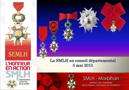 La SMLH au conseil départemental 5 mai 2015