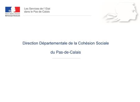 Direction Départementale de la Cohésion Sociale