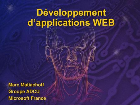 Développement d’applications WEB
