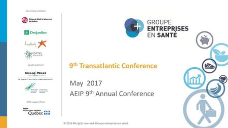 9th Transatlantic Conference May 2017 AEIP 9th Annual Conference