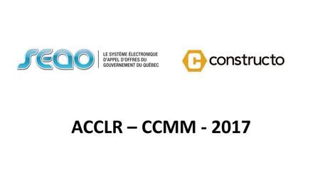 ACCLR – CCMM - 2017.