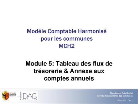 Modèle Comptable Harmonisé pour les communes MCH2