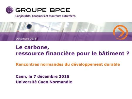 Le carbone, ressource financière pour le bâtiment ?