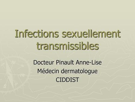 Infections sexuellement transmissibles