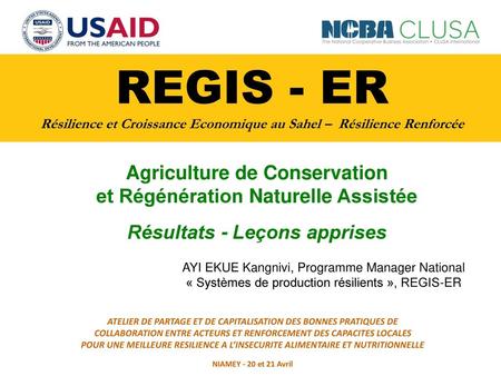 Agriculture de Conservation et Régénération Naturelle Assistée