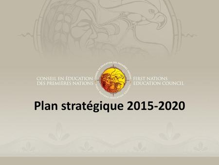 Plan stratégique 2015-2020.