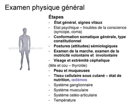 Examen physique général