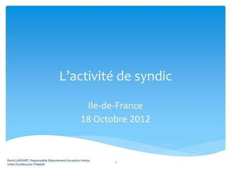 Ile-de-France 18 Octobre 2012