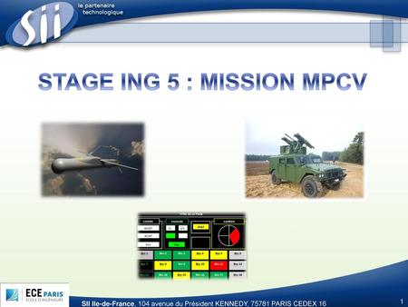 STAGE ING 5 : MISSION MPCV