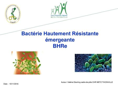 Bactérie Hautement Résistante émergeante BHRe