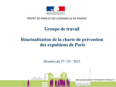 Réactualisation de la charte de prévention des expulsions de Paris