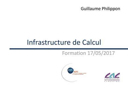 Infrastructure de Calcul