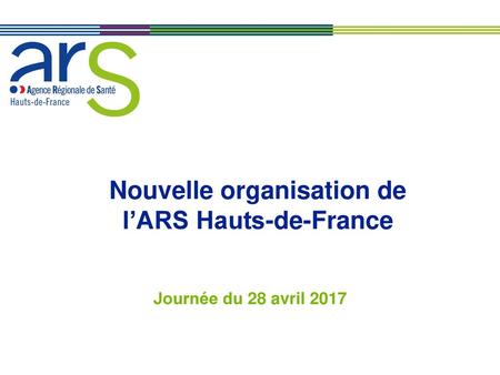 Nouvelle organisation de l’ARS Hauts-de-France