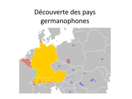 Découverte des pays germanophones