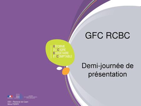 GFC RCBC Demi-journée de présentation