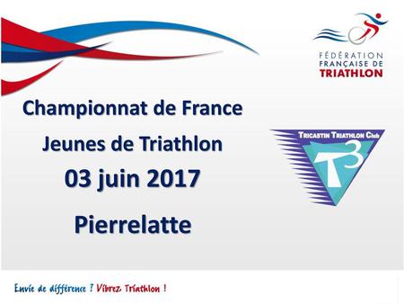 Championnat de France Jeunes de Triathlon 03 juin 2017