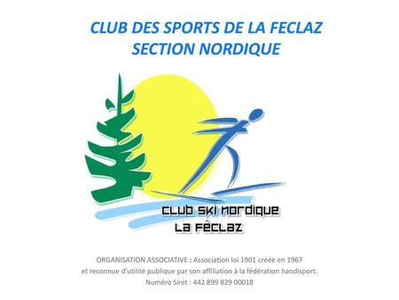 CLUB DES SPORTS DE LA FECLAZ SECTION NORDIQUE