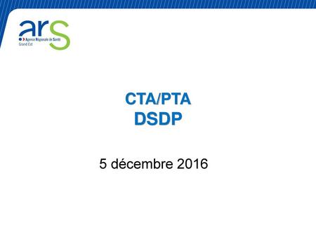 CTA/PTA DSDP 5 décembre 2016.