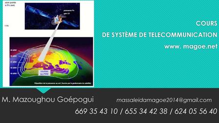 COURS DE SYSTÈME DE TELECOMMUNICATION www. magoe.net