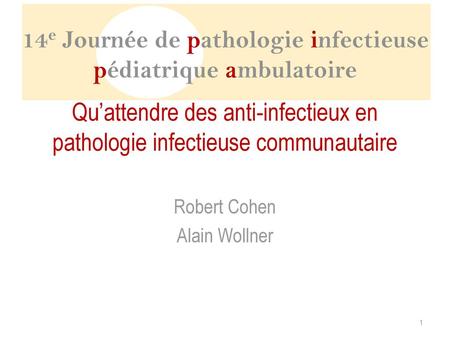 Robert Cohen Alain Wollner