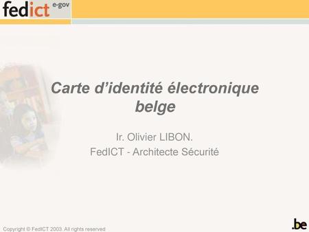 Carte d’identité électronique belge