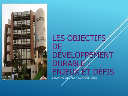 Introduction: Des OMD aux ODD