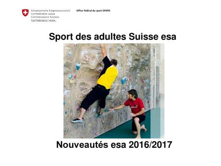 Sport des adultes Suisse esa